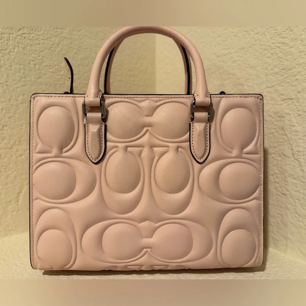 Coach Maggie Small Tote Bag Baby Pink Blush NWT